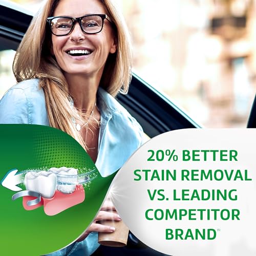 Polident Overnight Whitening Denture Cleanser Tablets - 84 Count (Pack of 3)