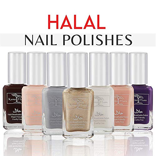 Karma Naturals Certified Halal Nail Polish - Breathable & Water Permeable, Wudu Friendly (Jamila)