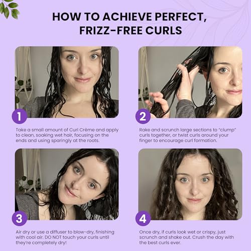 Controlled Chaos Curl Cream for Curly Hair Defining Cream with Shea Butter for Long Lasting Frizz Free Curls – Sulfate & Paraben Free Aloe Vera Curling Cream for Wavy Hair, Made in USA(5Oz)