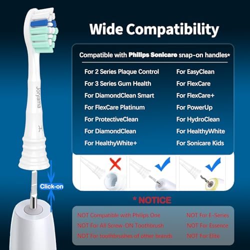 Replacement Toothbrush Heads for Philips Sonicare Replacement Heads, Electric Replacement Brush Head Compatible with Phillips Sonicare C2 C1 4100,12 Pack