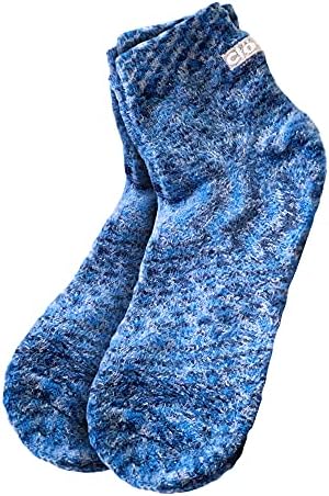 Cloudz - (2 Pairs! Dreamy Blue Soft Plush Natural Aloe Vera Spa Socks - (Assorted Solid & Patterned)