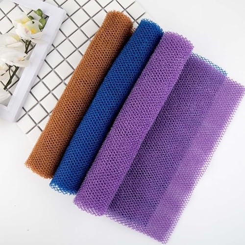 Afro Scrub African Exfoliating Net Sponge - Afro Scrub Body Scrubber for Bath & Shower, Exfoliating Washcloth for Daily Use, Premium Bath Sponge, Exfoliator for Shower (5Pcs A)