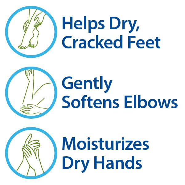 Globe (2 Pack Urea Cream 40% - (4 oz) Intensive Hydration for Dry and Cracked Heels, Feet, Hands, Elbows and Knees - Callus Remover for Women - Helps Athletes Foot - Foot Odor - Total 8 oz