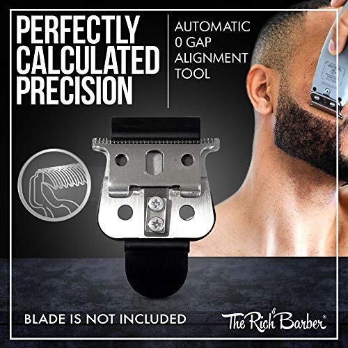 The Rich Barber On The Money 10-Second Blade Setter - Zero Gap Tool for Razor, Barber Blade Alignment, Close Shave, Clean Fade, Sharp Line - Hair Stylist & Barber Tools for Home & Professional Use