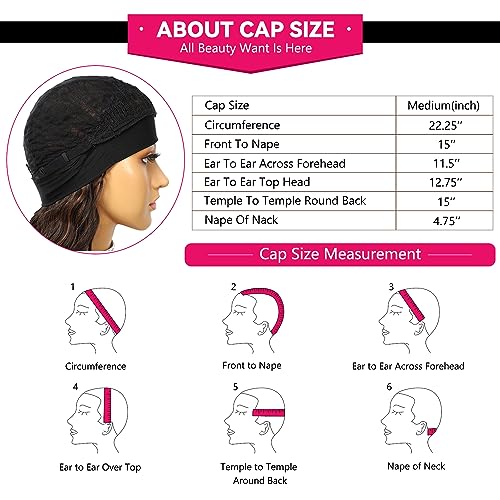 SAPPHIREWIGS Headband Wig Loose Body Wavy Glueless Synthetic Hair for Black Women Wave None Lace Front Wigs Mix Brown Color Headband Wigs 150% Density 26inches