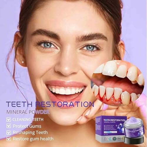 Odalit Teethrestoration Mineral Powder, Teeth Whitening & Strengthening, Breath Fresh Protect Teeth and Gums and Solve Oral Problems (1)