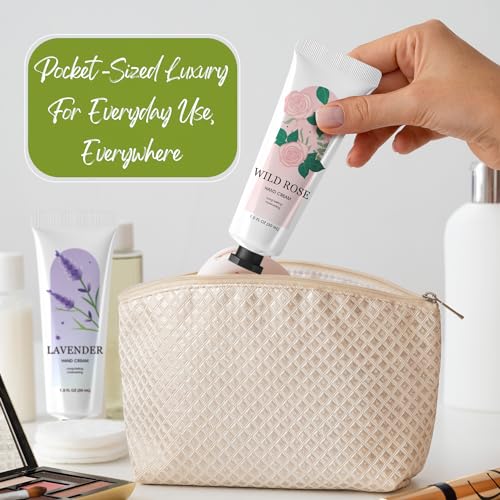 Green Canyon Spa 20 Pack Hand Cream Gifts for Women Hand Lotion with Shea Butter Vitamin E for Work Mini Travel Size Moisturizer Gift Set for Women