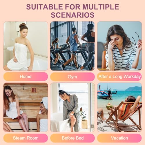 Shower Steamers Variety Pack – 8 Aromatherapy Shower Bombs with Essential Oils – Lavender, Eucalyptus, Citrus, Rose & Jasmine – Spa Gift for Women, Men, Mom, Dad – Individually Wrapped Tablets