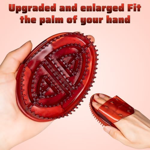 Meridian Pressure Brush, Cepillos Meridianos, 2Pcs Massage Brush for Full Body SPA Massager Relaxation (BrownRed (Without Essential Oils))