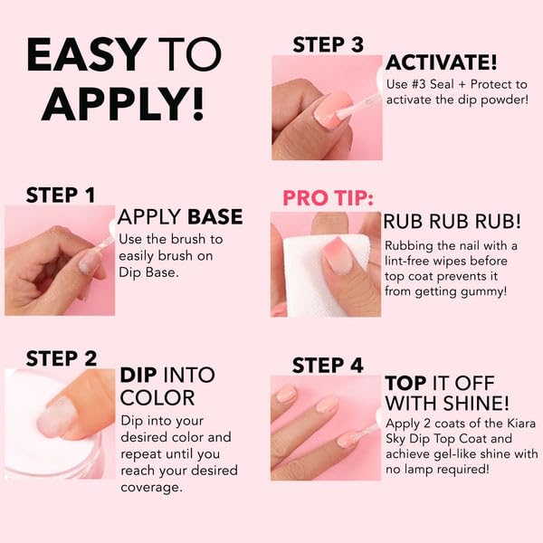 KIARA SKY Dip Manicure Nail Liquid Essentials | 0.5 fl oz | Step #6 Brush Saver (cleans brushes)