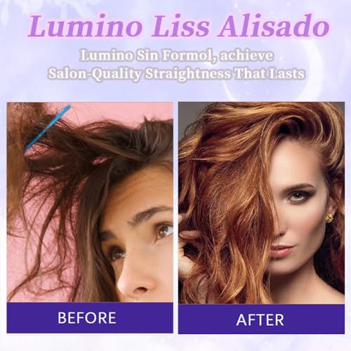 Luminoliss Sin Formol, Alisado Para Cabello Sin Formol Luminoliss, Keratina Para Alisar El Pelo, Liss Expert Stem Cells Frizz-Free, Restores Hair Natural Silkiness, for All Hair Types (1Pcs, 8.82oz)
