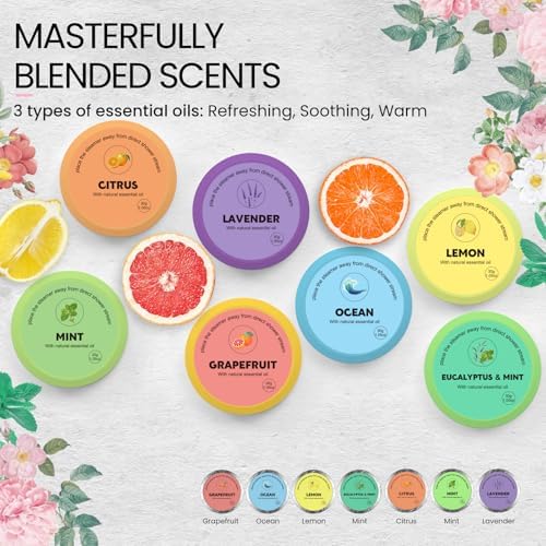 Shower Steamers Aromatherapy 8 Packs Mothers Day Gifts Shower Bombs Relaxation Gifts for Women Coolest Gifts for Women Shower Essentials Ideal Self Care & Stress Relief Gifts