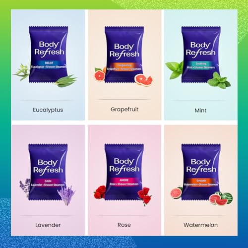 Shower Steamers Aromatherapy - Birthday Gifts for Women, 18 Pack Shower Bombs with Essential Oils, Self Care Gifts for Women, Mom, Womens Christmas Gifts, Stocking Stuffers for Adults Women Men Teens