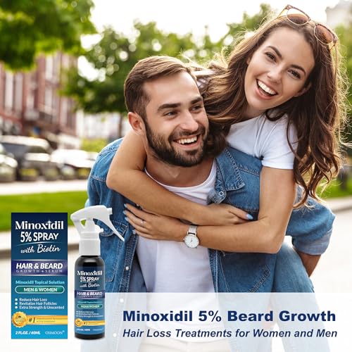 5% Minoxidil for Men Hair Growth Spray for Men and Women (180ml)