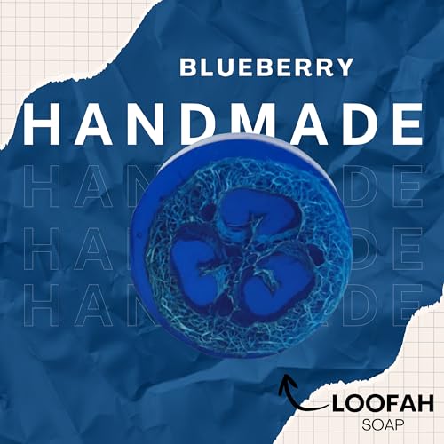 Michelle's Creatives Blueberry Loofah Soap