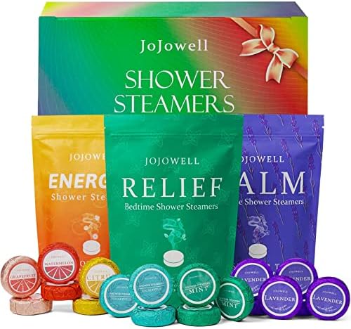 Shower Steamers Aromatherapy - 18 Pack Gifts for Women, Organic Essential Oils, Self Care, Birthday Gifts for Women, Men, Mom, Teen, Relaxation Home SPA Christmas