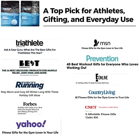 Magnesium Soaks for Sports Recovery Combo Pak- Arnica & Epsom Salt Bath Bombs & Magnesium Soak for Men -Women with Turmeric & Essential Oils -Muscle Pain Relief & Joint Soother - (2 pack)