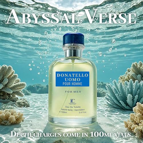 3Pack Men Colognes Combo Set Donatello Uomo&Blue Ocean&Donatello Light Blue 3.4 Fl Oz Each Eau De Parfume Spray with Woody Floral & Fruity Scent Perfume Gift Set Day to Night Use Fragrances