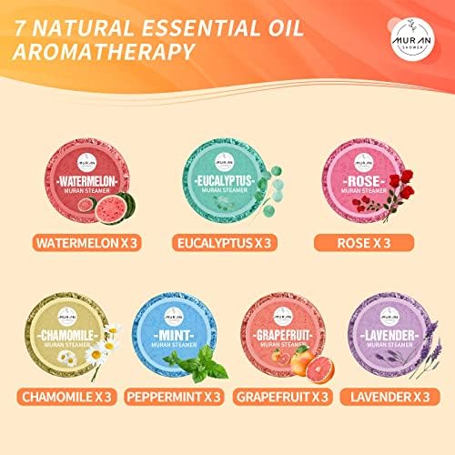 Shower Steamers Aromatherapy 21-Pack Shower Bombs Birthday Day Gifts for Her Him Mom Wife, Eucalyptus Rose Lavender Mint Essential Oil, Bath Bombs Girlfriend Birthday Self Care Gifts for Women,Men