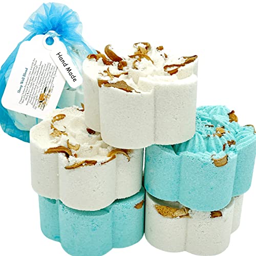 SLEEP WELL EXTRA STRENGTH Shower Bombs w/Lavender, Neroli – Sleep Support Essential Oil Blend Aromatherapy Shower Steamers | Relaxing Mother’s Day Gift Idea (No Bomb Bag Added)