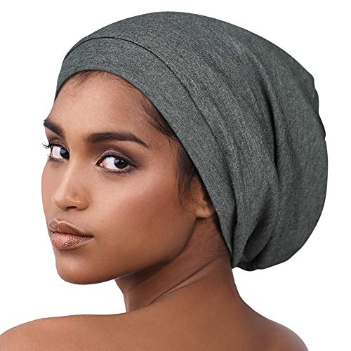 Alnorm Satin Cap for Curly Hair Sleeping Headwear for Women Long Hair