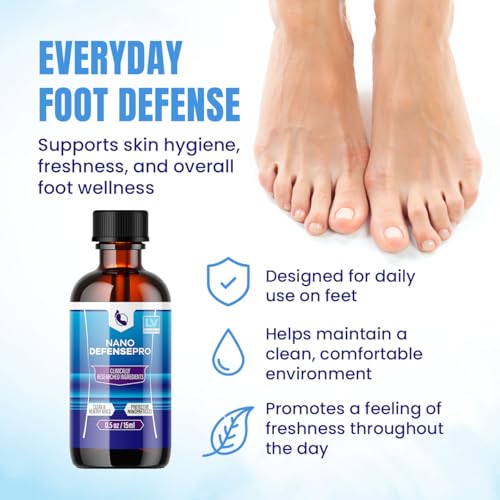 Nano Defense Pro - Official Nano Defense Pro Premium Toenail Treatment Drops, NanoDefense Pro Liquid Solution All Natural Support Healthy Skin & Nails Advanced Formula, 1 Bottle for 30 Days