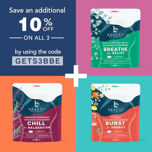 Shower Steamers Aromatherapy - USA Made with Natural Ingredients & Eucalyptus Essential Oil, Large Shower Bombs, Relaxation Spa Gifts for Women & Men, Unique Self Care Gifts