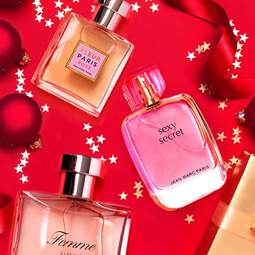 Jean Marc Paris Homme Noir Eau de Toilette Spray 100ml, Men's Cologne, 3.4 fl. oz., Woody Cologne, Notes of Grapefruit, Tobacco, and Tonka Bean