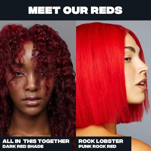 Good Dye Young Semi-Permanent Hair Color, Vegan and Cruelty-Free Red Hair Dye, Last up to 24 Washes, Non-Damaging Conditioning Hair Color (5FL OZ, All in This Together)