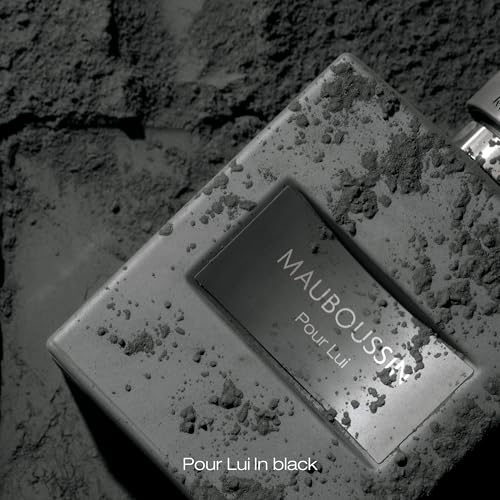 Mauboussin - Pour Lui In Black 100ml (3.3 Fl Oz) - Eau de Parfum for Men - Woody & Oriental Scents