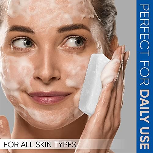 T.Taio Esponjabon Mother of Pearl Soap Sponge - Revitalizing Shower Scrubber for Bath Wash & Oil Removal - Bathroom Essentials with Fresh Scents - Pearl with Mini