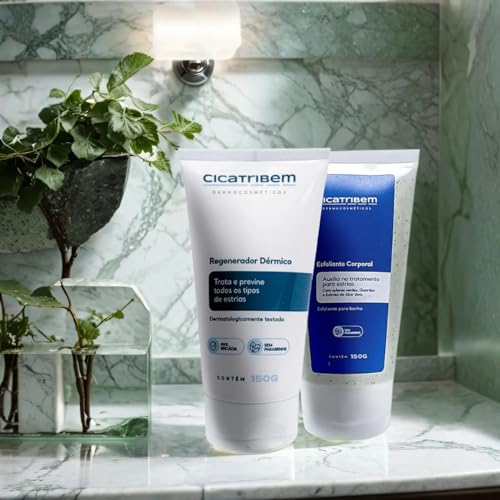Double Kit – Stretch Mark Cream 150g + Body Scrub 150g, Deep Hydration and Skin Renewal, Suitable for All Skin Types