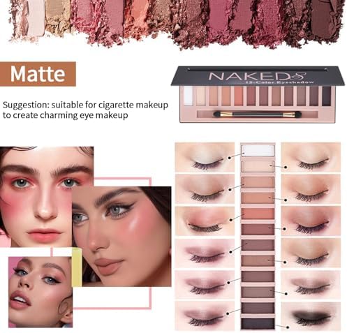 All in One Full Makeup Kit for Women, Makeup Set for Women&Beginner,Eyeshadow, Foundation, Lipsticks, Eyeliner, Mascara, Brow Soap Make Up Gift Set for Women Teen Makeup Kit For Girl (A2-02N)