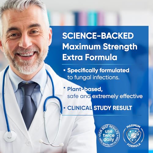 Fungus Treatment for Toenails, Toe Nail Fungus Treatment Extra Strength, Toenail Fungus Treatment, Fast Acting - 2 Packs, Black