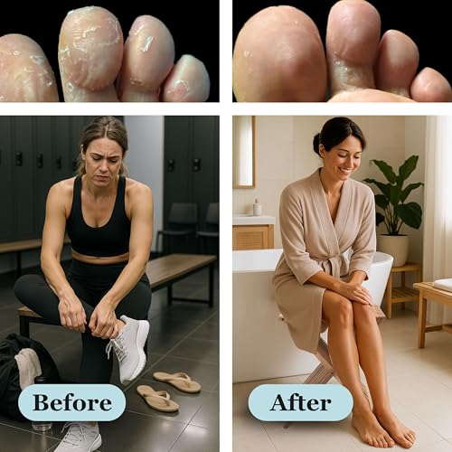 Kissable Feet, Athletes Foot Cream – Cream for Itchy, Dry Skin – Tea Tree, Coconut & Chamomile – Crafted for the Whole Family, No Sting – 3.5 oz