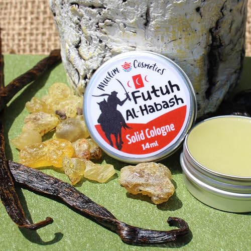 Smokey Vanilla & Frankincense SOLID Cologne | Boswellia Frereana | Rich Tonka Bean | Birch | Halal | Vegan || Made in Canada - Muslim Cosmetics - Futuh Al-Habash 0.5oz / 14ml