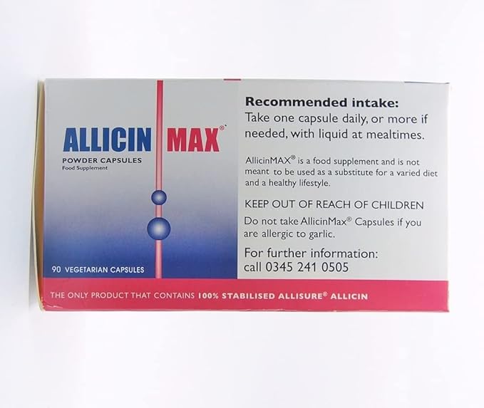 ALLICINMAX Allicin Max 100% Pure Allicin 90vcaps (2 Pack)