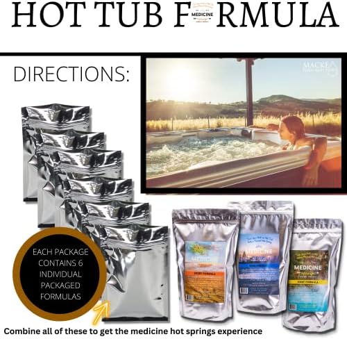 Mineral Salts for Hot Tub - Hot Springs Spa Salt for Joint Soak - Soaking Mineral - Medicine Springs Joint Formula for Relaxation