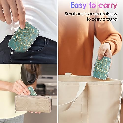 Dental Floss Portable Case, Easy to Store Floss Picks of Various Sizes, Portable Dental Floss Dispenser is Perfect for Travelling, Hotels, Dinners, Appointments.Alphabet 3 Piece