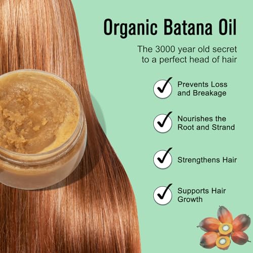 Divine Vitals Batana Oil for Hair Growth, Adds Texture & Shine, For Men and Women (2pcs)