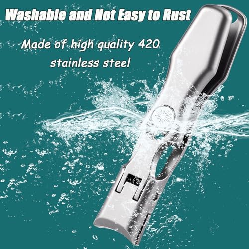 Portable Ultra Sharp Nail Clippers, Shirem Nail Clipper, Cumuul Toenail Clippers for Seniors Thick Toenails, Cumuul Nail Clipper, Ultra Sharp Nail Clippers, German Nail Clippers (SilverA+B)