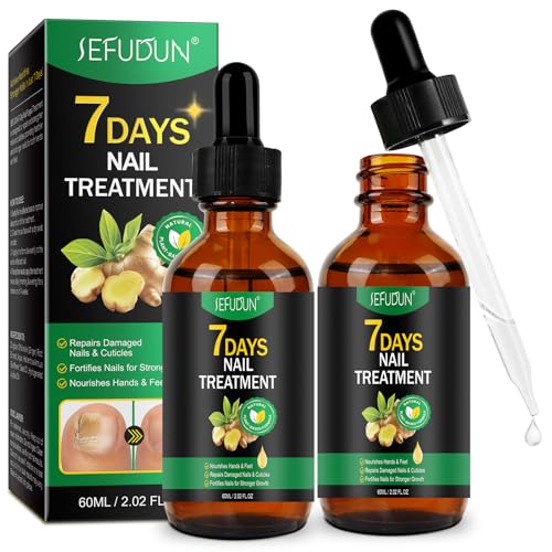 Ginger Nail Treatment, Nail Growth Serum, Nail Repair & Strengthening Oil, Ginger Cuticle Care Oil, Deep Hydration & Nourishing Support for Healthy Nails, 30ml, 2PCS