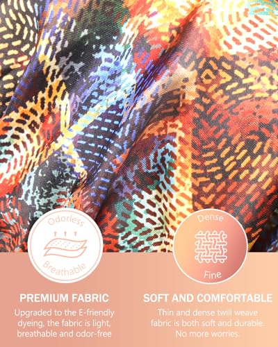 mikimini Large Shower Cap for Women Long Hair,2PCS,Mystery Shower Caps with Brown Lace, Reusable Waterproof Bathing Shower Hat