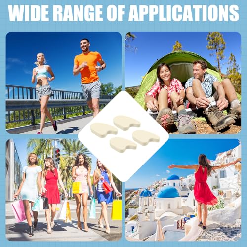 40 Pack Large Foam Toe Spacers Toe Separators for Women Men Relieves Corns Pain From Bunions Toe Overlap Hammer Toe Relief Friction