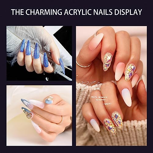 Acrylic Nail Art Brush - Size 16, 100% Pure Kolinsky Hair Oval Nail Brush for Professional Acrylic Application, DIY Home Salon