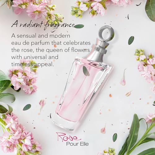 Mauboussin - Rose Pour Elle 100ml (3.3 Fl Oz) - Eau de Parfum for Women - Floral, Fruity & Fresh Scents
