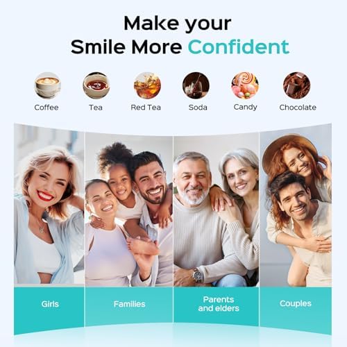 COSLUS Water Flosser Pick with 30pcs Whitening Mint Flavor Refill Combo for Teeth, Braces, Gums Care - Easy to Use, Portable for Coffee Lovers & Travel, Rechargeable, BPA-Free, Black, W40(F5020E)