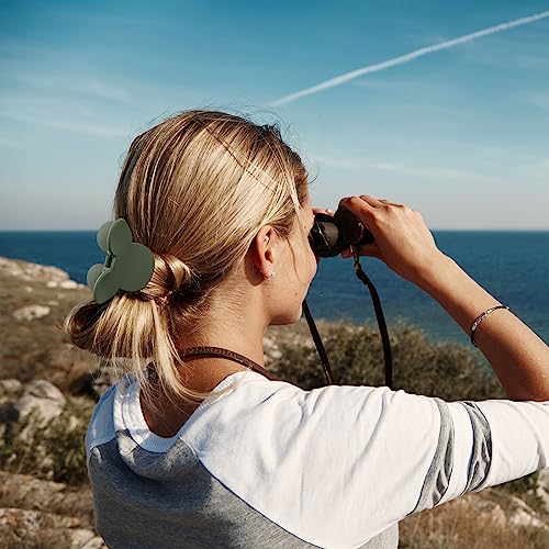 8 Pcs Hair Claw Clips Small Mouse Ear Hair Clips Matte 2.5'' Non-Slip Jaw Clips for Thin and Medium Hair Hair Accessories for Women Girls