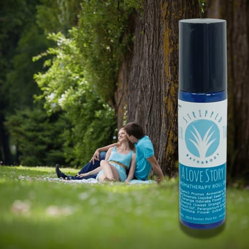 A LOVE STORY Essential Oil Roll On (12ml) | Couples, Massage, Self-Love Essential Oil Blend | All-Natural Aromatherapy for Romance and Passion