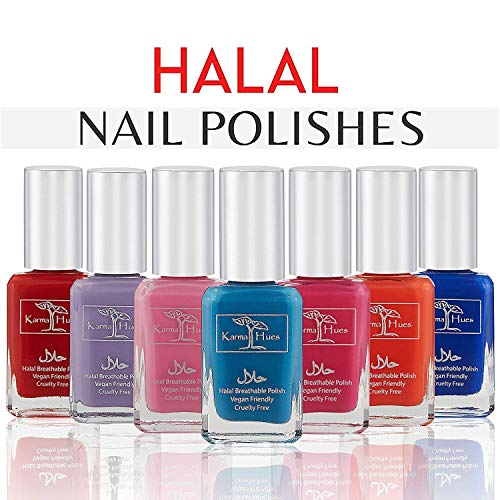 Karma Naturals Certified Halal Nail Polish - Breathable & Water Permeable, Wudu Friendly (Jamila)